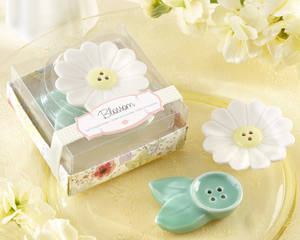 Blossom Ceramic Salt & Pepper Shakers