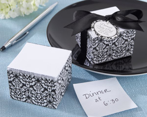 "Damask Elegance" Note Pad