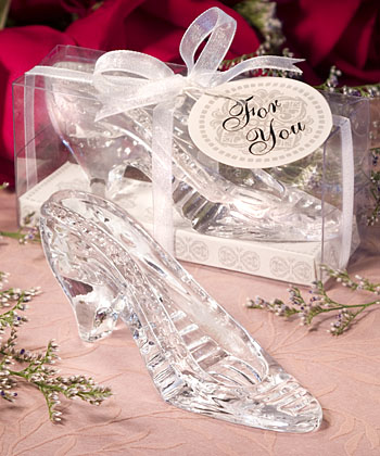 Princess Collection Glass Shoe Favors