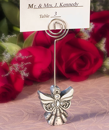 Angel Design Place Card Holder Favors