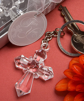 Sparklingly-special Cross Design Keychains