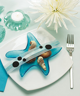 Starfish Glass Candle Holders