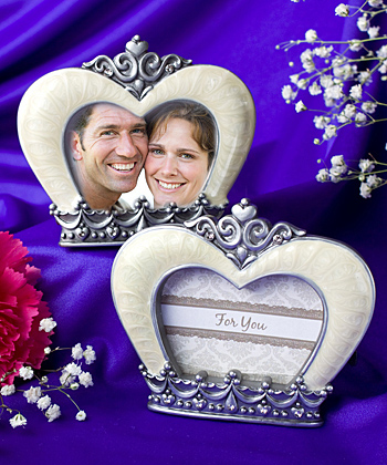 Crown design picture frame favors