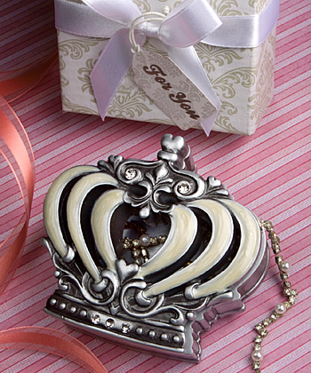 Crown design trinket boxes