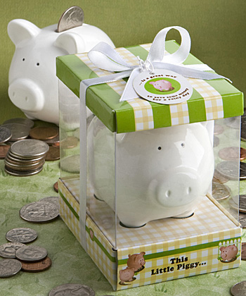 "This Little Piggy" ceramic bank