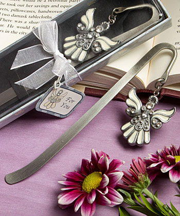 Angel Themed Bookmark Favors