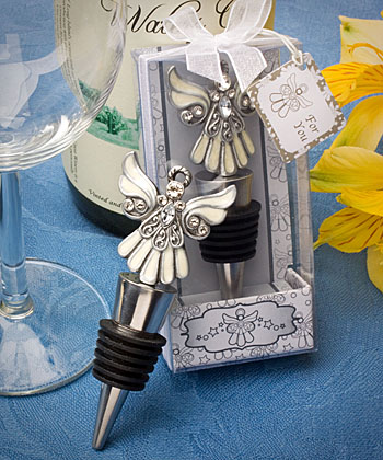 Angel Design Wine Bottle Stopper