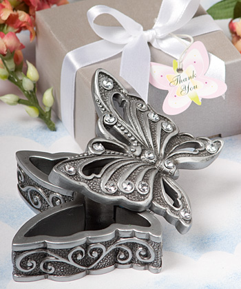 Butterfly Design Curio Box Favor