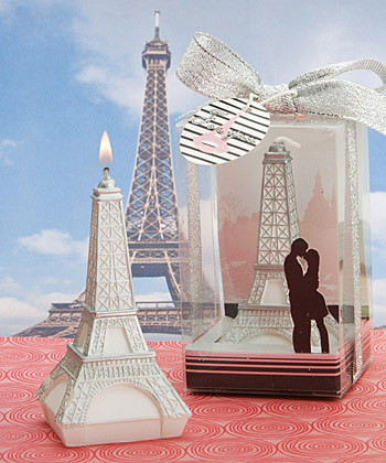 Eiffel tower candles