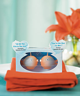 Kissing Fish Mini Candles ( Set of 6 )