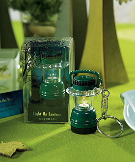 Miniature Camping Lantern Key Chain in Novelty Gift Packaging