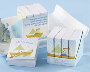 New Editions Lil Library Notepads - Blue - Pink