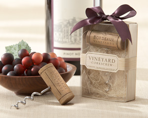 Bordeaux Vineyards Stainless-Steel Corkscrew