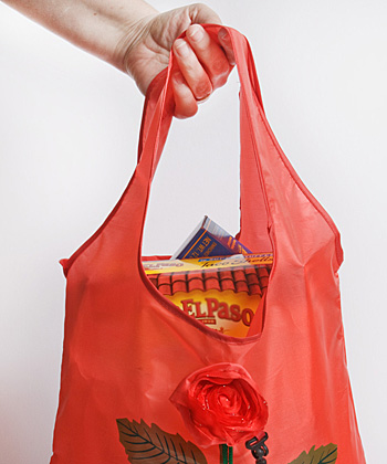 Rose design reusable nylon bag favors