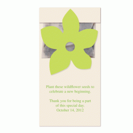 Favor Sized Wildflower Mix Seed Packet, Seed Favors