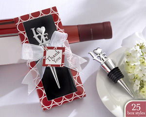 "Stop in the Name of Love" Bottle Stopper in Personality Box (25 styles/colors)(Set of 4)