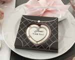 Heart Purse Valet Compact Stainless Steel Handbag Holder