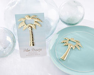 PALM BREEZE GOLD BOTTLE OPENER