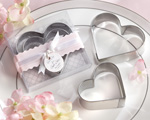 "Cut Out for Each Other" Stainless-Steel Heart-Shaped Cookie Cutters