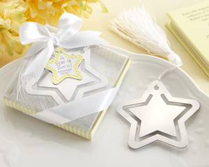 A Star is Born Metal Bookmark with White-Silk Tassel