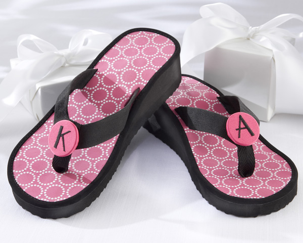 "The Cosmopolitan" Monogrammed Flip-Flops