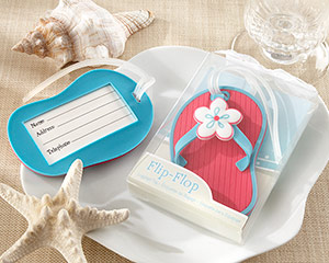 "Flip-Flop" Beach-Themed Luggage Tag