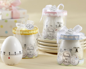 About to Hatch Kitchen Egg Timer in Showcase Gift Box (Yellow Pink & Blue)