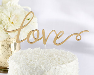 LOVE CAKE TOPPER