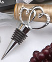Glistening Heart Design Bottle Stopper