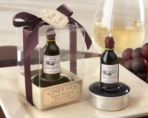 "Vintage Reserve" Wine Bottle TeaLight (Set of 4)