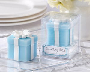 Something Blue Wedding Gift Candle (Set of 4)