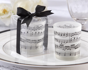 Music of the Heart Frosted-Glass Tealight Holder - Set of 4