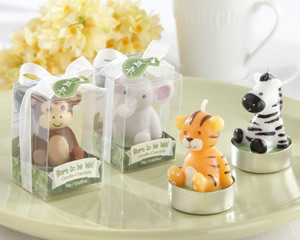 Born to be Wild Animal Candles - Set of 4 Assorted