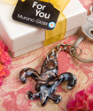 Murano Collection Fleur de lis keychain