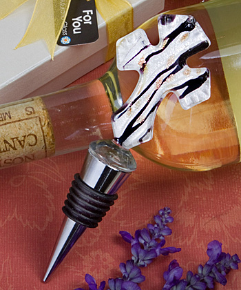 Murano Collection Cross Bottle Stopper