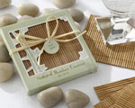 Natural Bamboo Eco-Friendly Coaster Favors