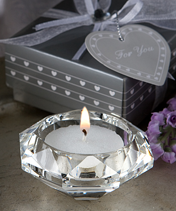 Choice Crystal Collection Diamond Candle Holder Favors