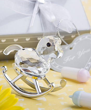 Choice Crystal Collection rocking horse favor