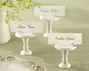 "Sweetwater Park" Bird Bath Place Card Holder (set of 4)