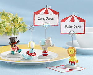 "Big Top" Circus Animal Place Card/Photo Holder (Set of 4)