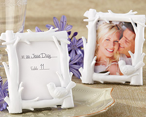 "White Woods" Forest-Themed High-Gloss-Finish Photo Frame