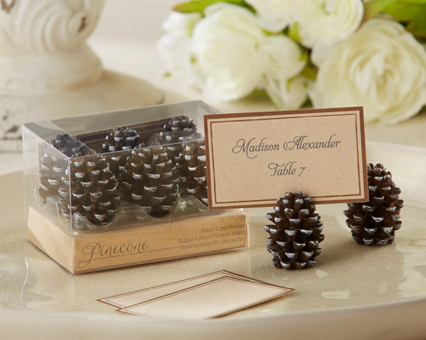 Pinecone Place Card/Photo Holders (Set of 6)