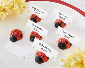 "Cute as a Bug" Ladybug Place Card/Photo Holder (Set of 6)