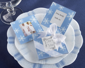Snowfall Exquisite Glass Photo Coasters
