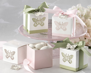 Butterflies Laser-Cut Favor Box (Set of 24)