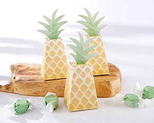 PINEAPPLE FAVOR BOX (SET OF 24)