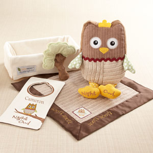 "My Little Night Owl" Five-Piece Baby Gift Set