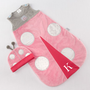 "Snug As a Bug" Ladybug Snuggle Sack