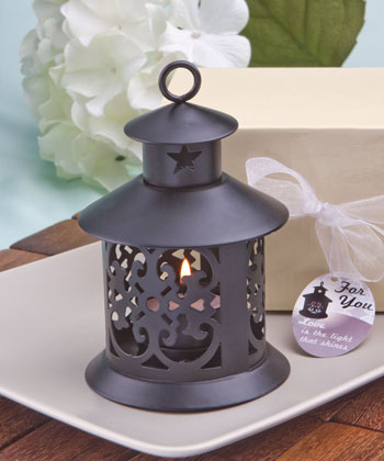 Fabulous metal lantern favor