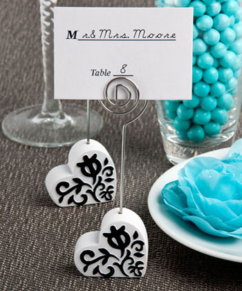 Heart Design Place Card Holders